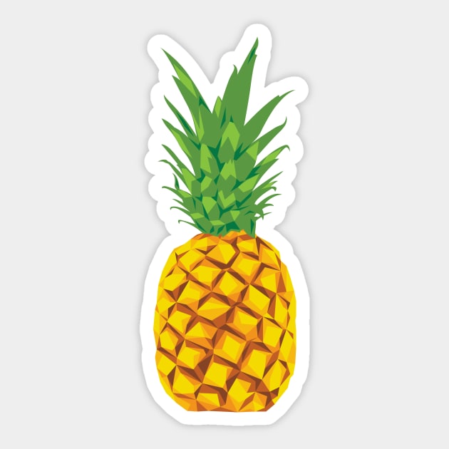 Geo Pineapple Sticker by polliadesign